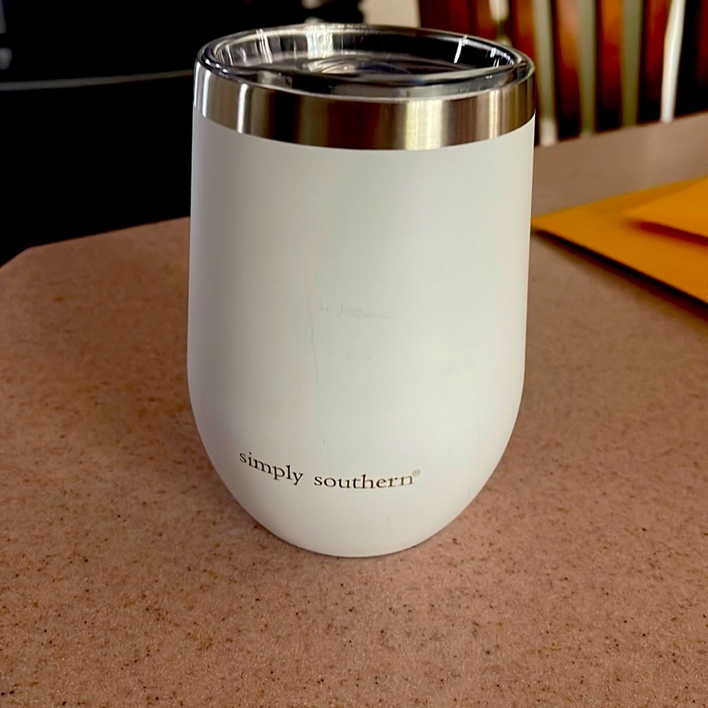 Simply southern wine tumbler